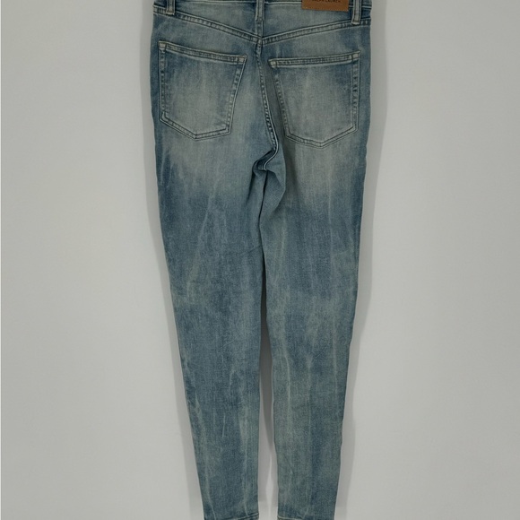 NWOT Lauren Ralph Lauren Women's Mid Rise Skinny Legs Blue Jeans Sz 00 S2 - Picture 3 of 6
